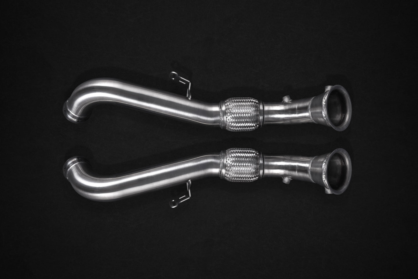 Mclaren 675LT - Valved Exhaust with Cat Deletes and Carbon Fiber Tips (CES3)