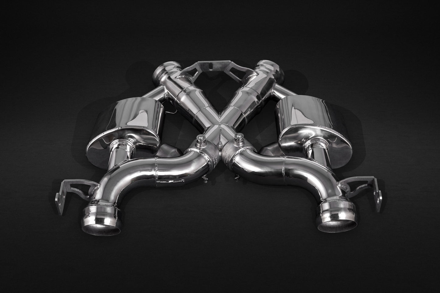 Mclaren 675LT - Valved Exhaust with Cat Deletes and Carbon Fiber Tips (CES3)