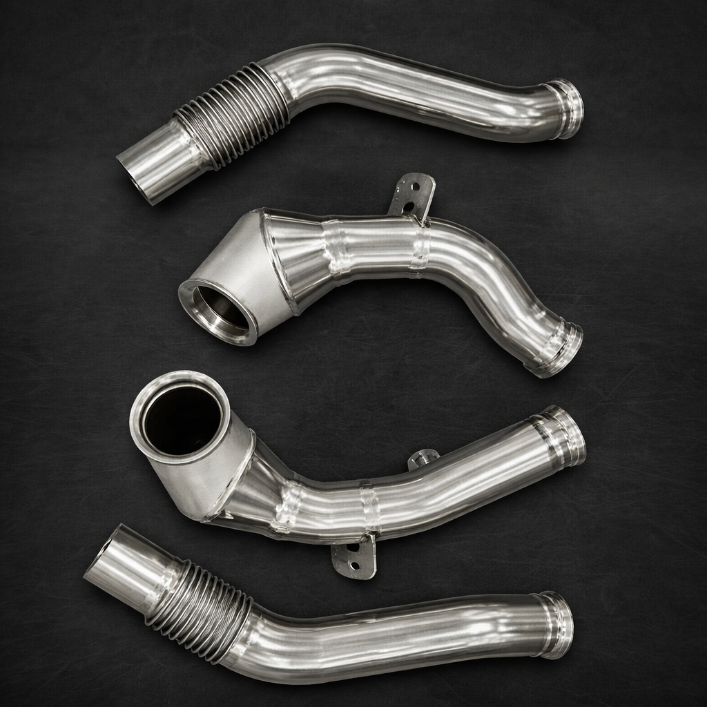 Mercedes AMG G63 (W463A) - Cat Spare Downpipes – Capristo Exhaust