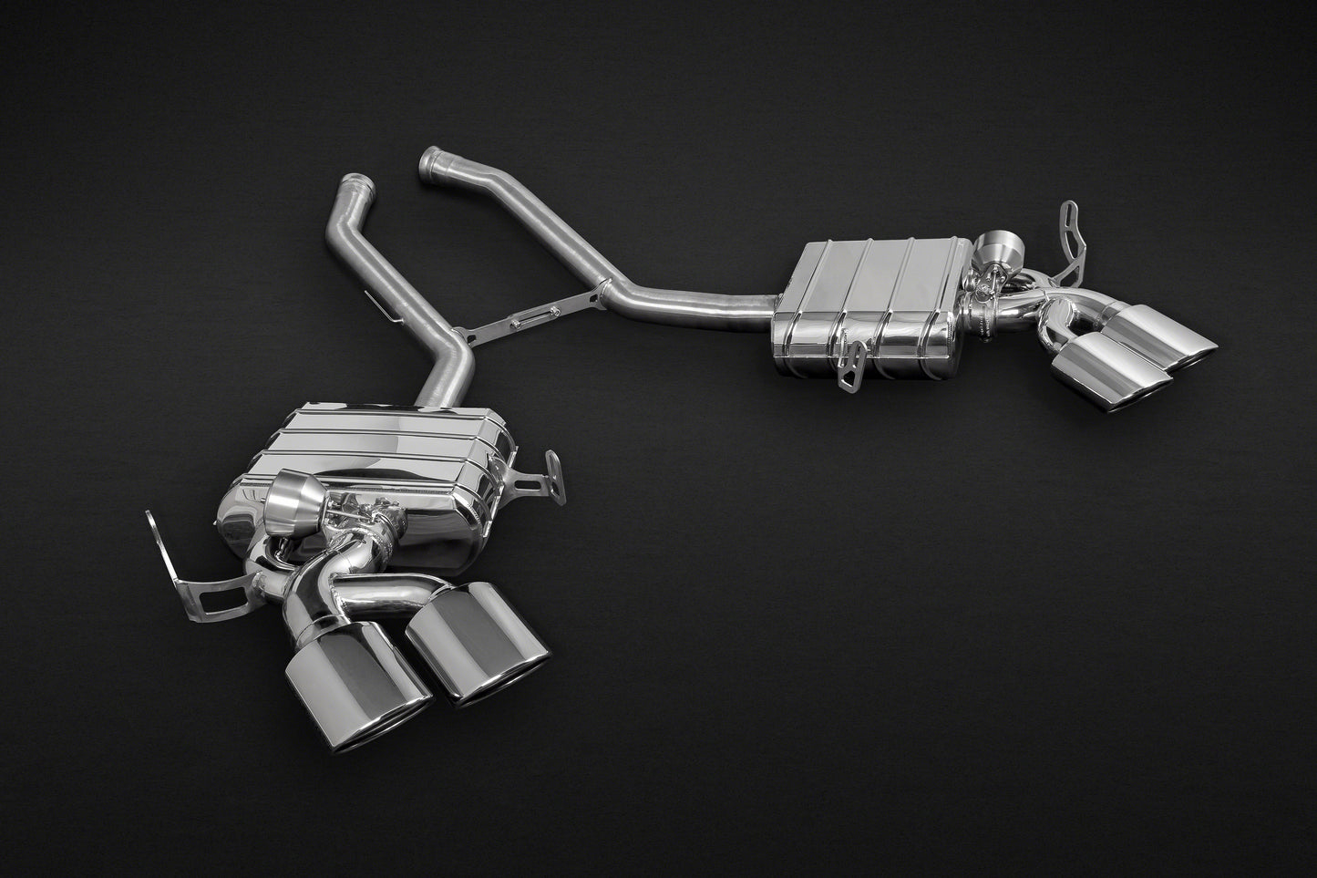 Mercedes AMG ML63 (W164) - Valved Mufflers w SS Tips (CES3)