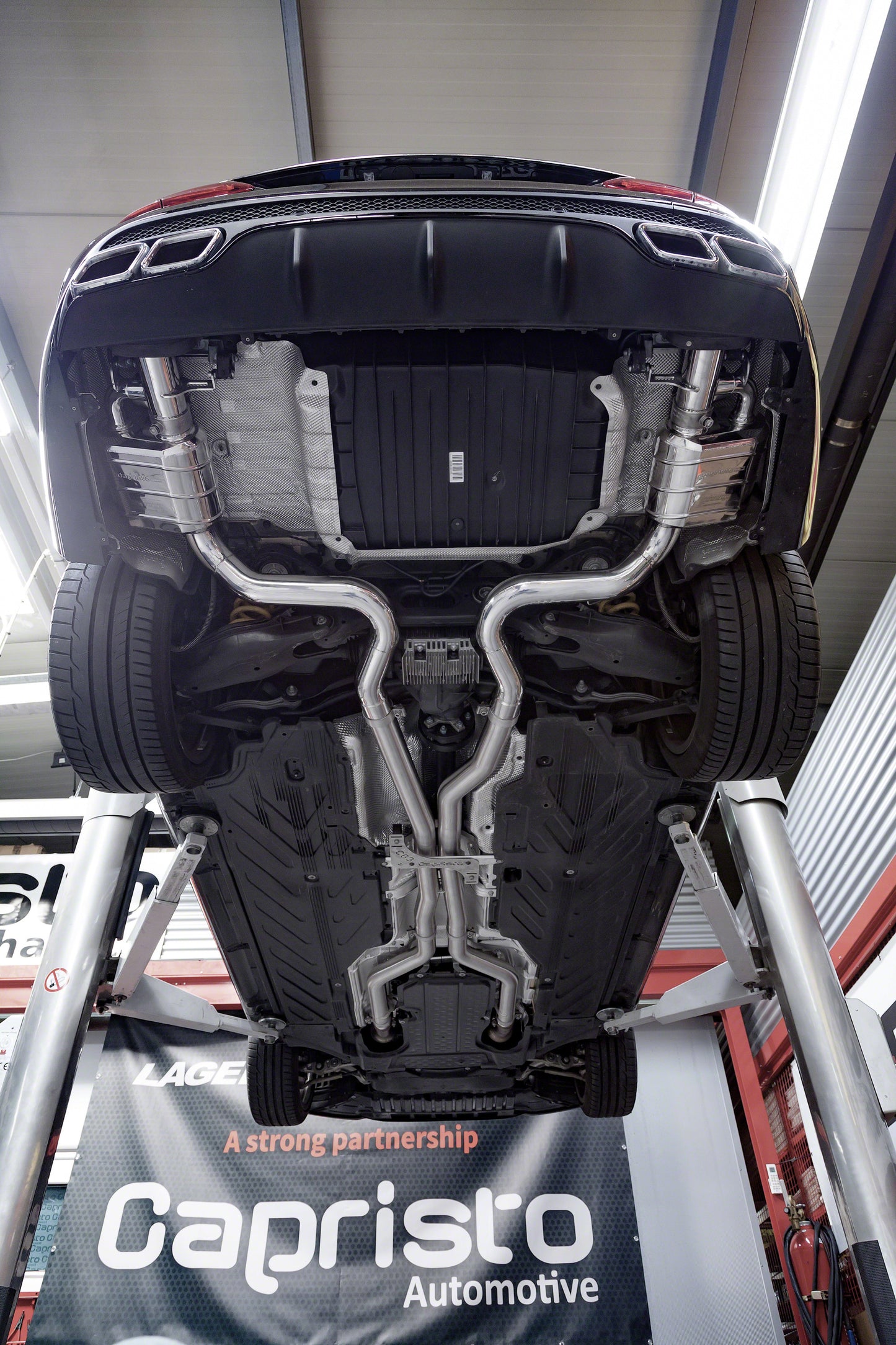 Mercedes AMG C63 (W205) - Valved Exhaust w Mid-Pipes (for OE Actuators)