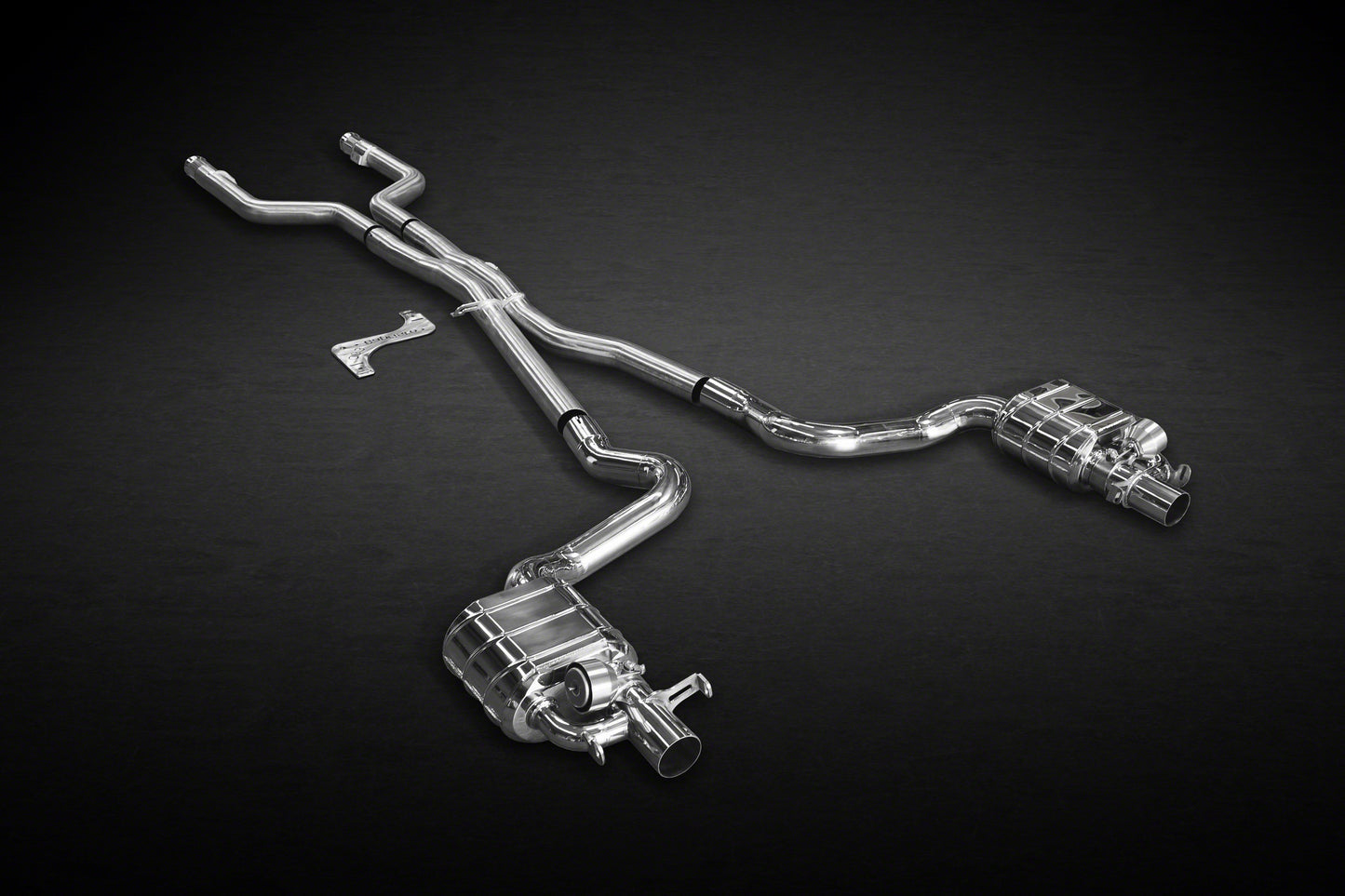 Mercedes AMG C63 (W205) - Valved Exhaust w Mid-Pipes (for OE Actuators)
