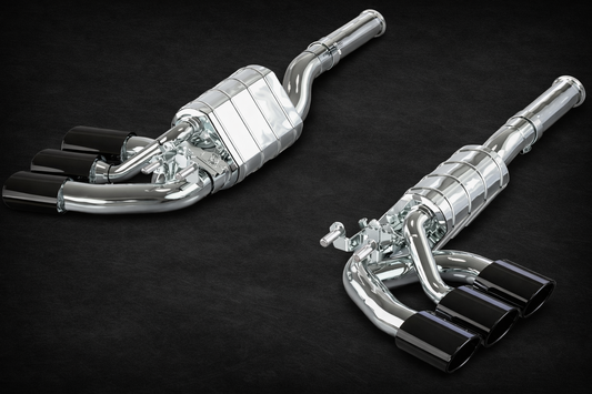 Mercedes AMG G63 (W465) - Valved Triple Mufflers (OE Actuators)