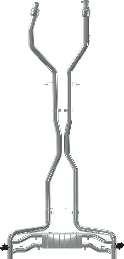 Mercedes AMG GLE63/S (W167) - Valved Exhaust + MidPipes (OE Actuators)