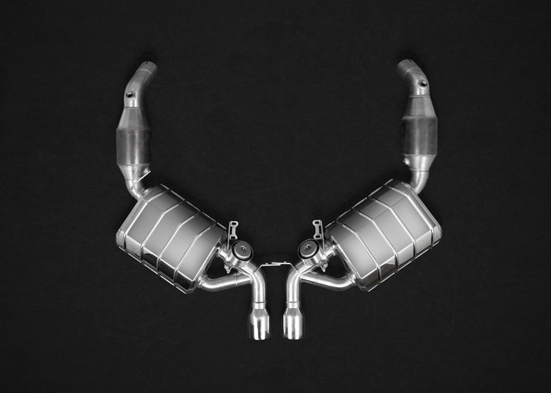 Porsche 987.2 Boxster/Cayman - Racing Valved Exhaust w Headers and 250 Cell Sport Cat (CES3)
