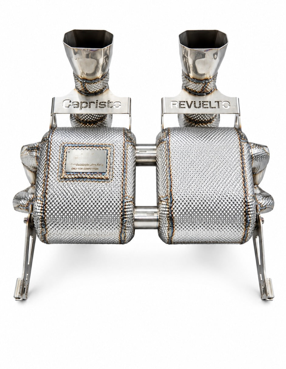 Lamborghini Revuelto - ECE Valved Exhaust (w/ Cats) + Heat