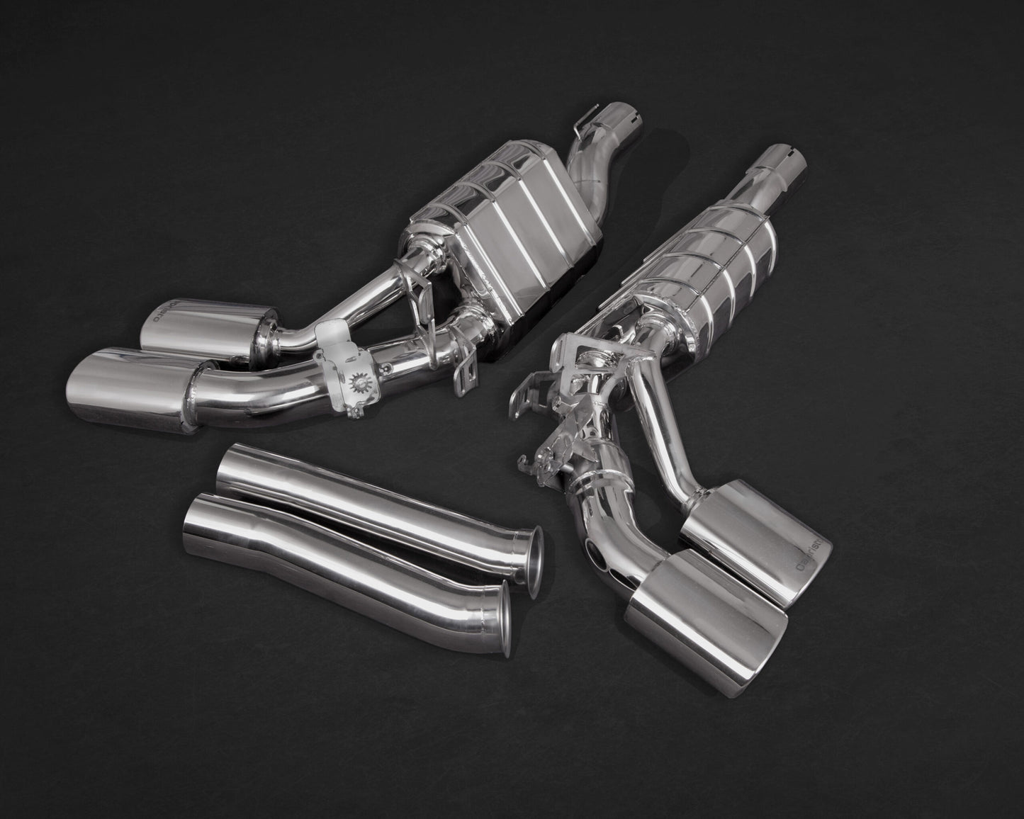 Mercedes AMG G550/G500 (W463A) 4L BiTurbo - Valved Dual Mufflers (for OE Valves) image 0