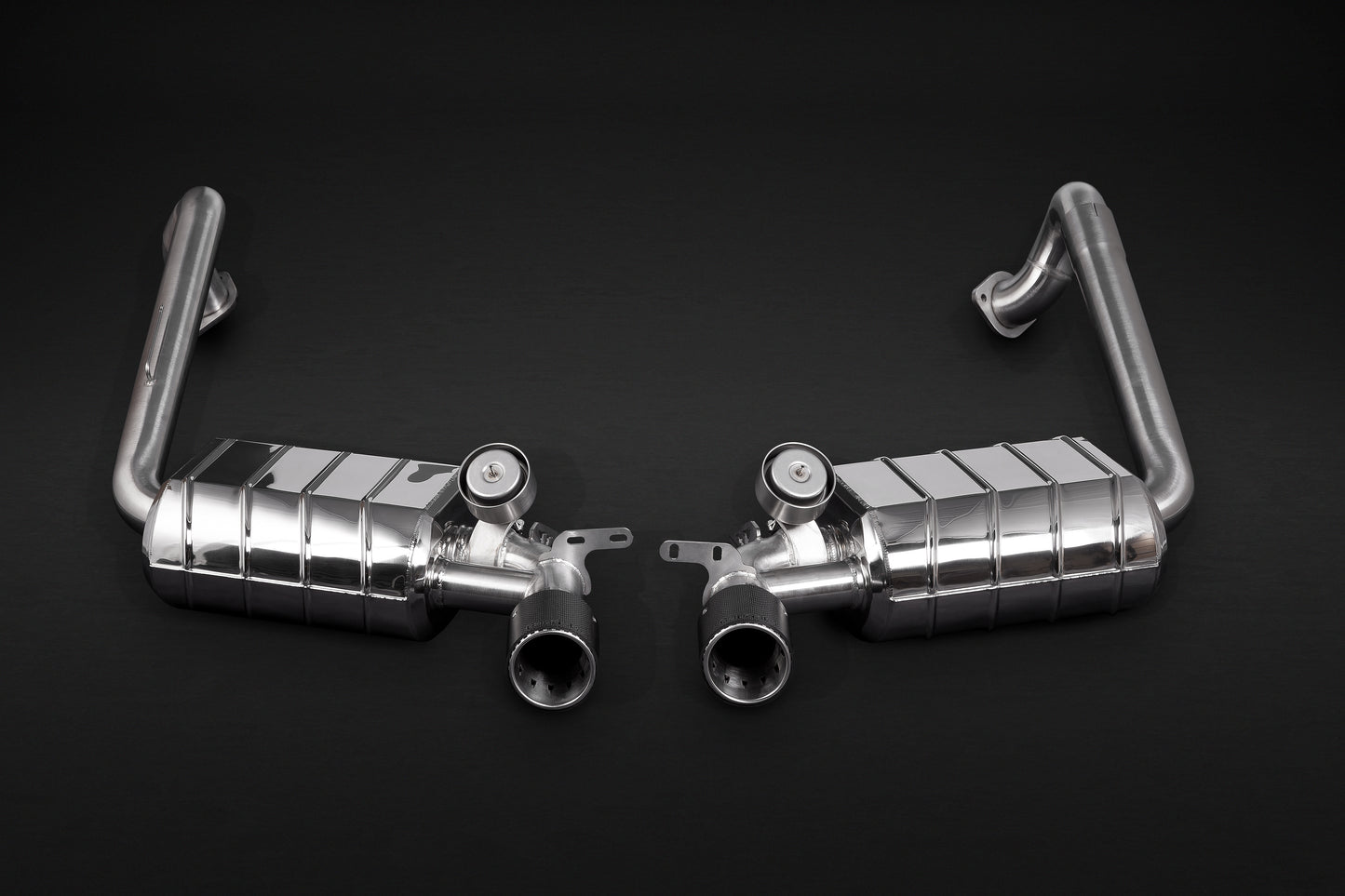 Porsche 981/982 Boxster/Cayman/GT4/718 - Valved Exhaust with Carbon Tips (for PSE) image 2