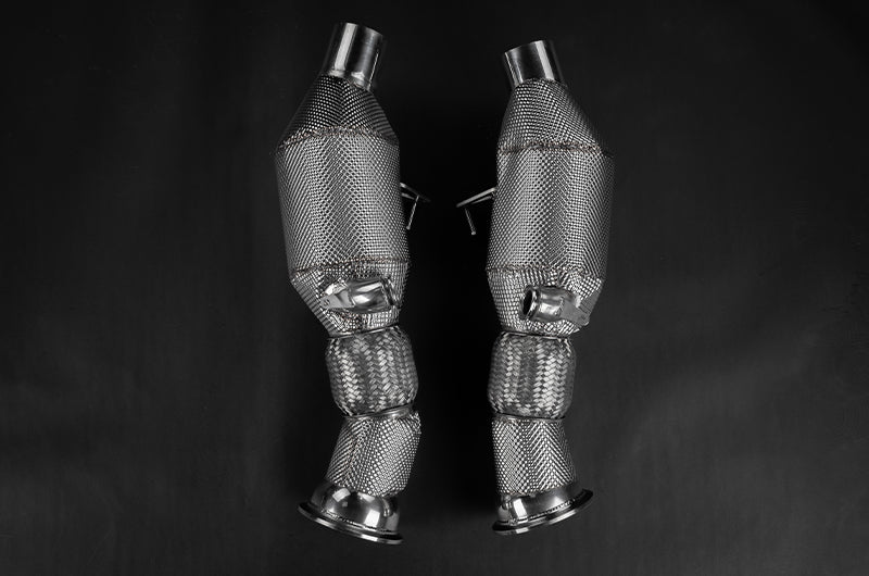 Ferrari 296 - 100 Cell Sport Cat Downpipes image 1