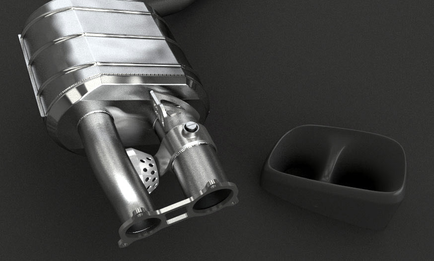 Porsche 970 Panamera Executive (Extended) Turbo/S - Valved Exhaust with Mid-Pipes (for PSE) image 0