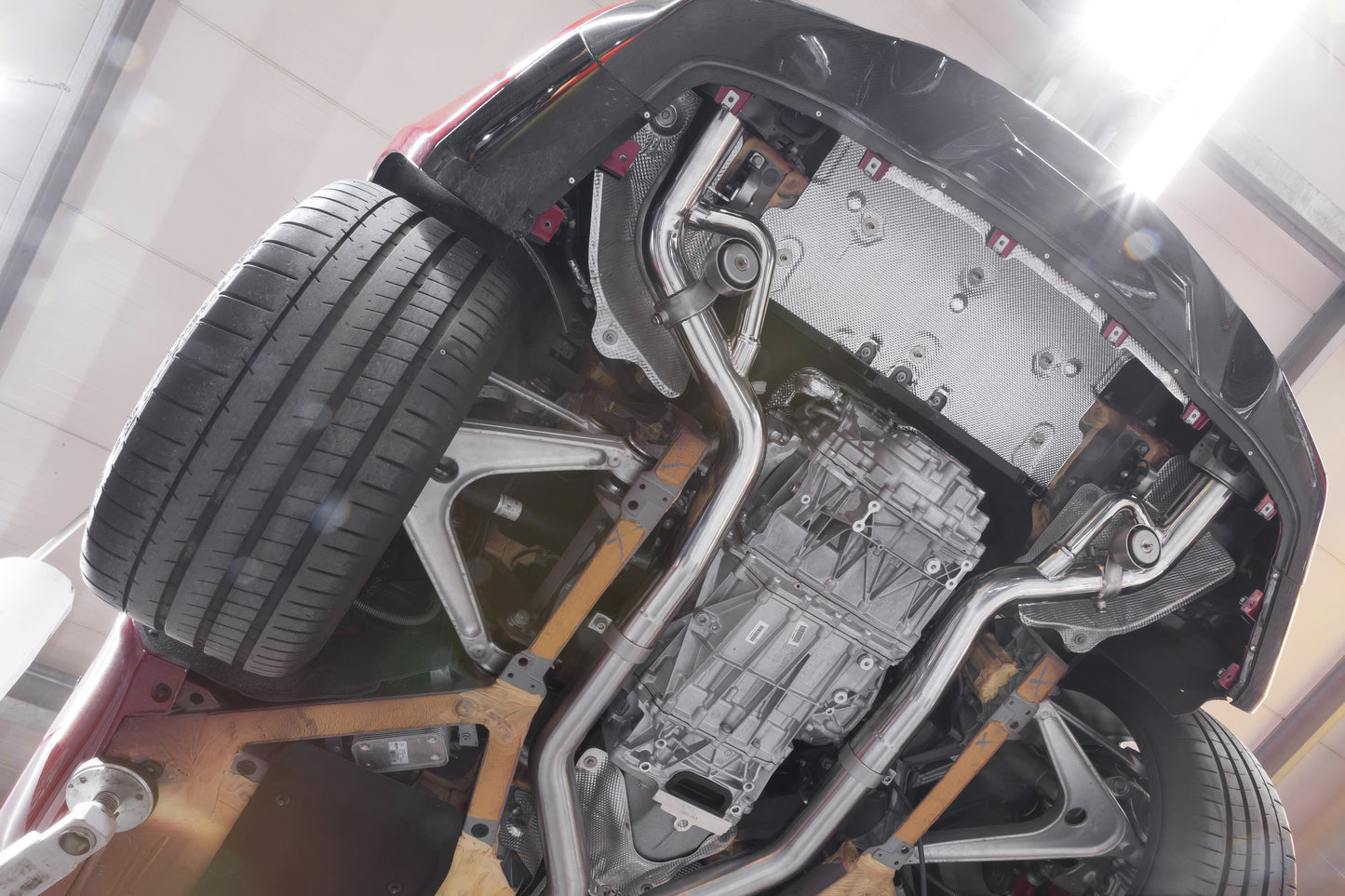 Mercedes AMG GT/S/C - Valved Exhaust with Mid-Pipes (incl. Cat Delete/OEM Cat Adapters) (CES3) - Set1/2 image 9