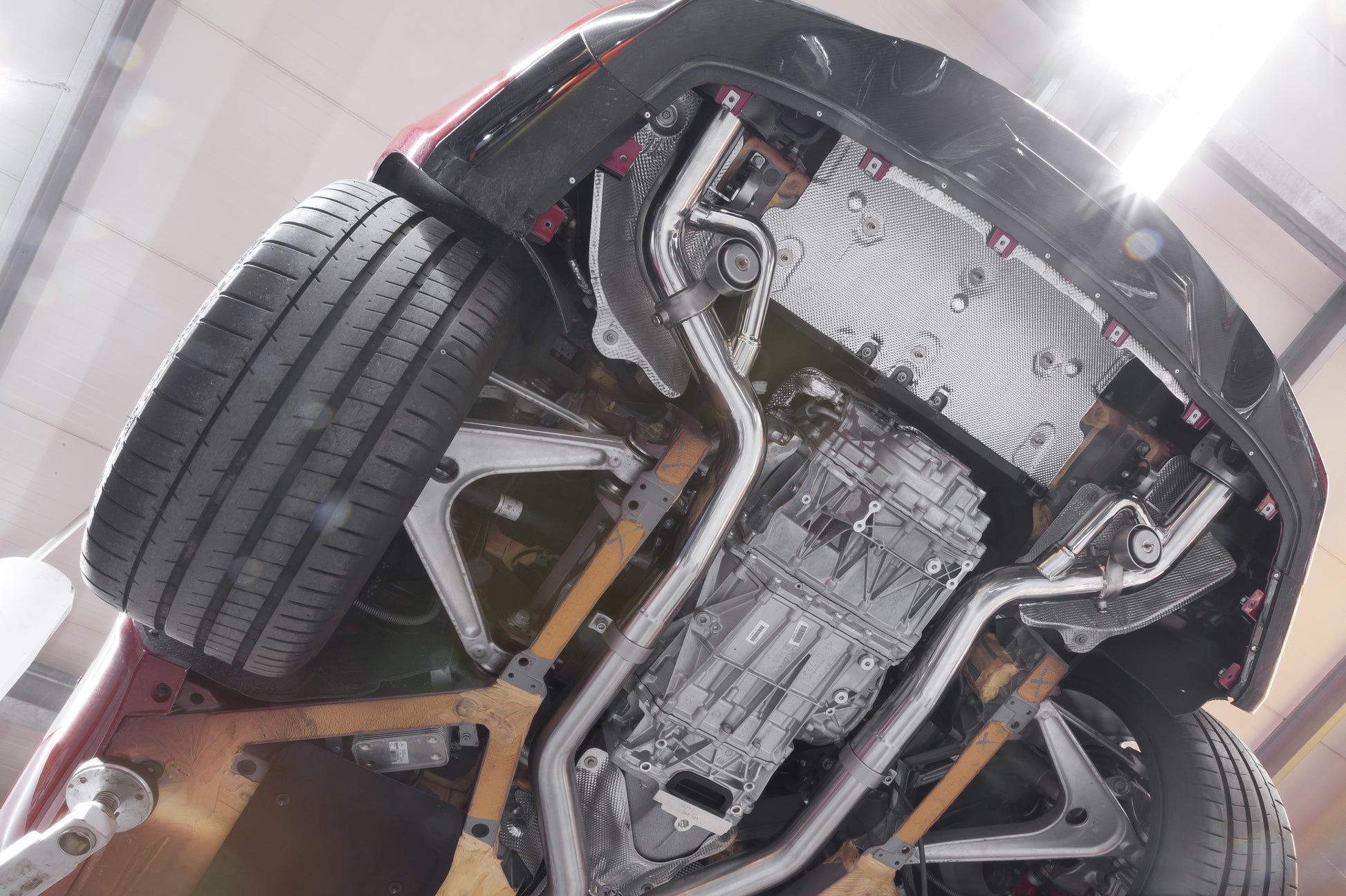 Mercedes AMG GT/S/C - Valved Exhaust with Mid-Pipes (incl. Cat Delete/OEM Cat Adapters) (CES3) - Set1/2 image 9