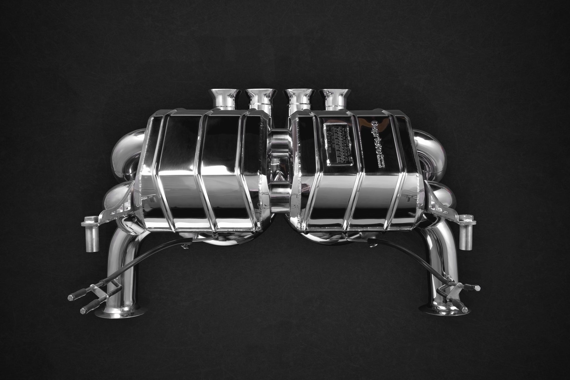 Lamborghini Aventador LP750 SV - Valved Exhaust with Carbon/Stainless Frame image 3