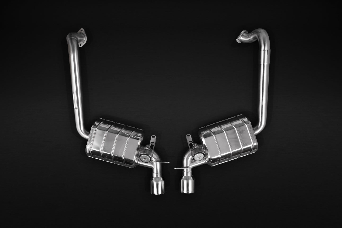 Porsche 981/982 Boxster/Cayman/GT4/718 - Valved Exhaust with Stainless Tips (for PSE) image 1