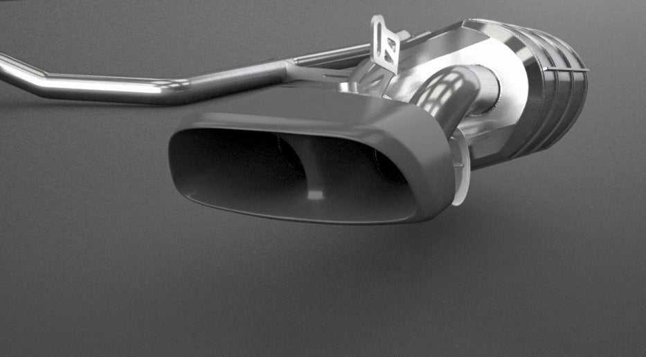 Porsche 970 Panamera (V8) S/4S/GTS - Valved Exhaust with Mid-Pipes (CES3) image 2