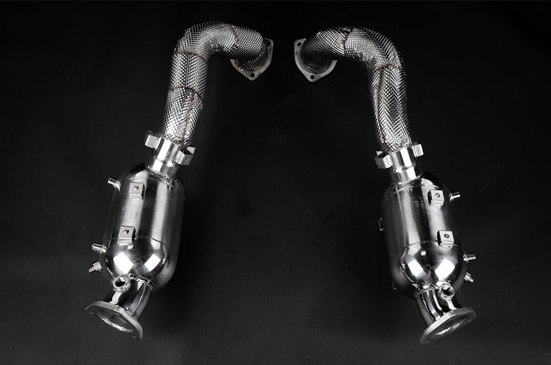 Porsche 718 GT4RS - 100 Cell OPF Replacement Pipes image 0
