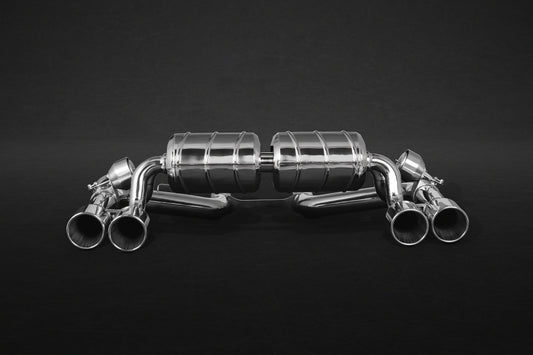 BMW M2 (F87) - ECE Valved Exhaust with Mid-Silencer Spare Pipes and Stainless Tips (CES3)