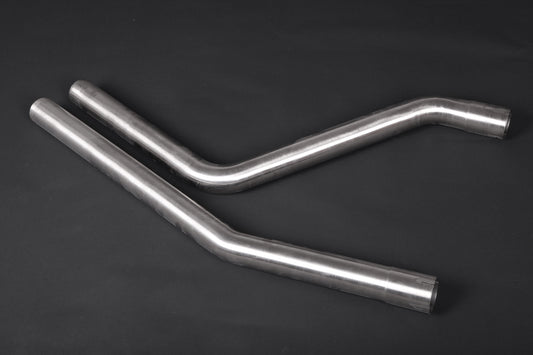 Porsche 958 Cayenne V8 GTS (12-14) - Valved Exhaust with Mid-Silencer Delete (CES3) image 1