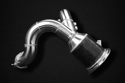 Porsche 536 Cayenne 3.0T/E-Hybrid (19+) - 100 Cell Sports Cat Downpipes image 0
