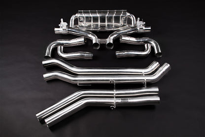 Audi SQ7/SQ8 - Valved Exhaust, MidSilencer Spare + Wicrom Tips (OE Actuators)