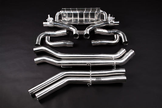 Audi SQ7/SQ8 - Valved Exhaust, MidSilencer Spare + Wicrom Tips (OE Actuators)