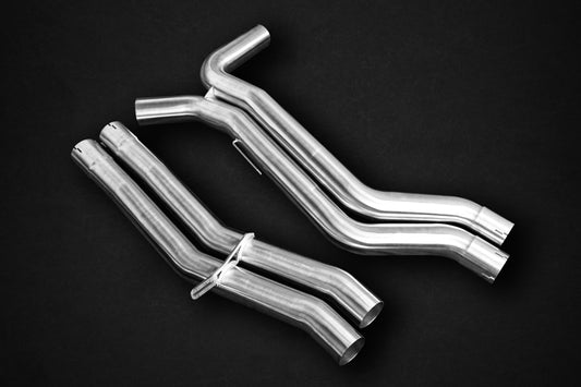 Audi RS6/7 (C8) - Valved Exhaust with Bevelled Carbon Fiber Tips (CES3) image 5