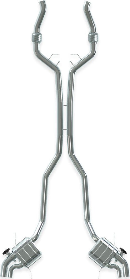 Mercedes AMG GT63 (C192) - Valved Exhaust with Mid Pipes (for OE Actuators) image 1