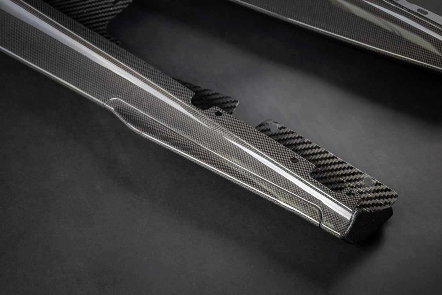 Ferrari Roma - Carbon Fiber Side Skirts (with Small Fin) image 5