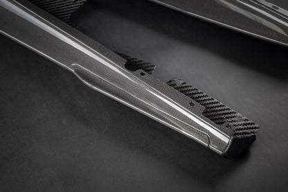 Ferrari Roma - Carbon Fiber Side Skirts (with Small Fin) image 5