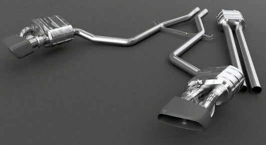 Porsche 970 Panamera Turbo/S - Valved Exhaust  with Mid-Pipes (for PSE) image 2