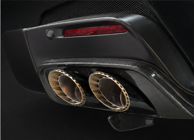 Ferrari 12Cilindri - Valved Exhaust, Carbon Frame + Wicrom Tips (OE Actuators)