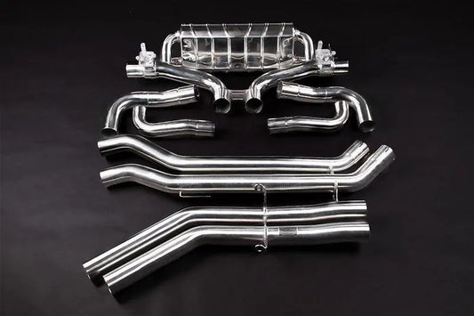 Audi SQ8 - Valved Exhaust with Middle Silencer Spare for OEM Tips (OE Actuators) image 0