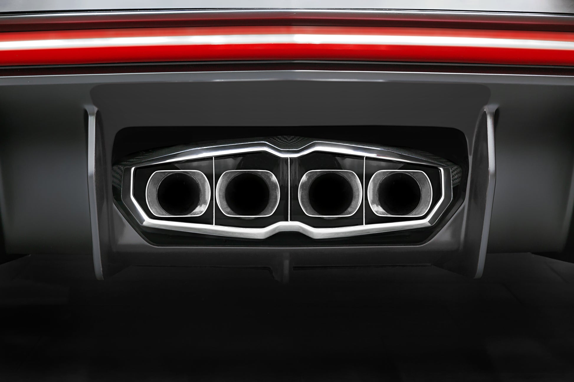 Lamborghini Aventador LP700/750SV - Carbon/Stainless Exhaust Frame image 5