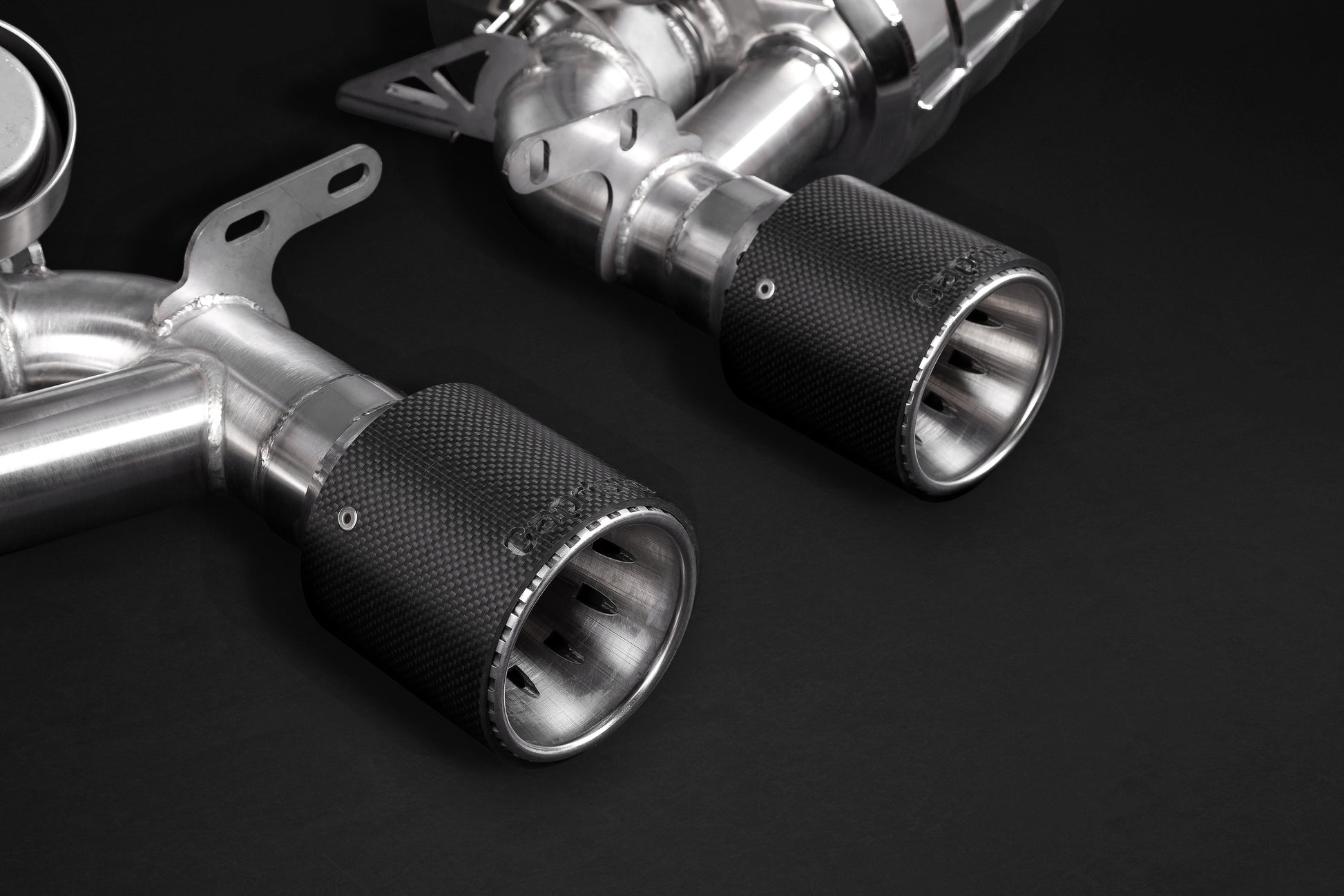 Porsche 981/982 Boxster/Cayman/GT4/718 - Valved Exhaust with Carbon Tips (for PSE) image 1