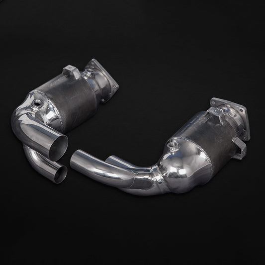 Porsche 991.2 Carrera/GTS - Valved Exhaust, 250 Cell Sports Cats, with Carbon Tips (CES3) image 4