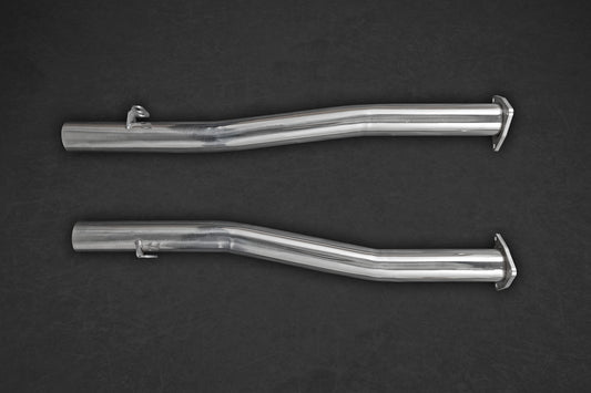Bentley Continental W12 Supersport/GTC/GTSpeed (before 2012) - Middle Silencer / Secondary Cat Replacement Pipes image 3