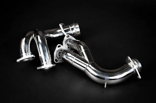 Ferrari 512/Testarossa - Primary/PreCat Delete Pipes (Short Version for Capristo EU Headers) image 1