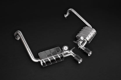 Porsche 981/982 Boxster/Cayman/GT4/718 - Valved Exhaust with Carbon Tips (for PSE) image 0