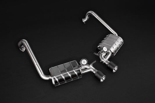 Porsche 981/982 Boxster/Cayman/GT4/718 - Valved Exhaust with Carbon Tips (for PSE) image 0