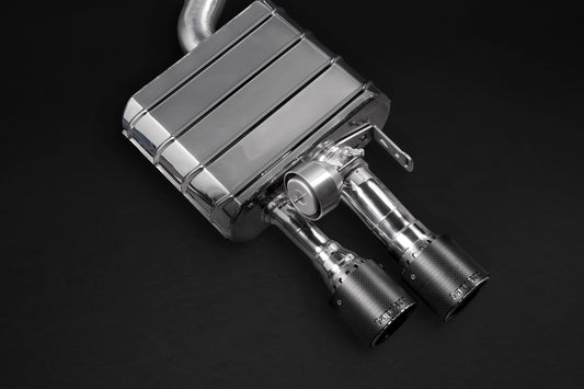 Audi S8 (D4) - Valved Exhaust, Mid Pipes, and Carbon Tips (CES3) image 2