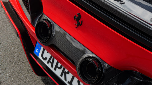 Ferrari 296 - Carbon Fiber Twin Tailpipe Conversion (OEM/Capristo)