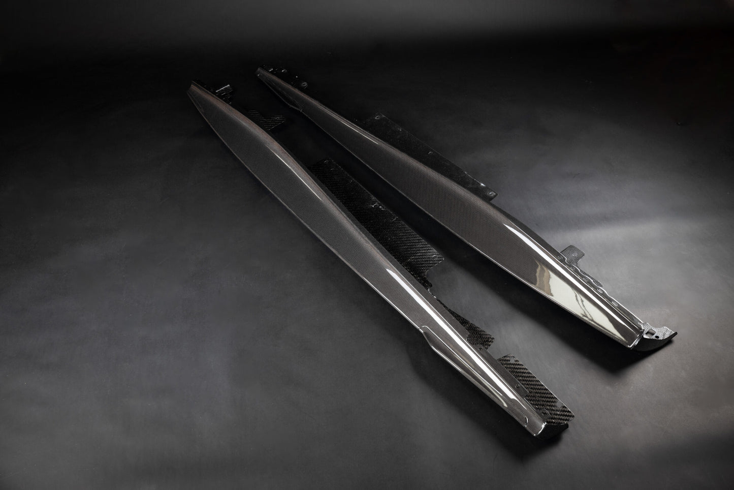 Ferrari Roma - Carbon Fiber Side Skirts (with Small Fin) image 7