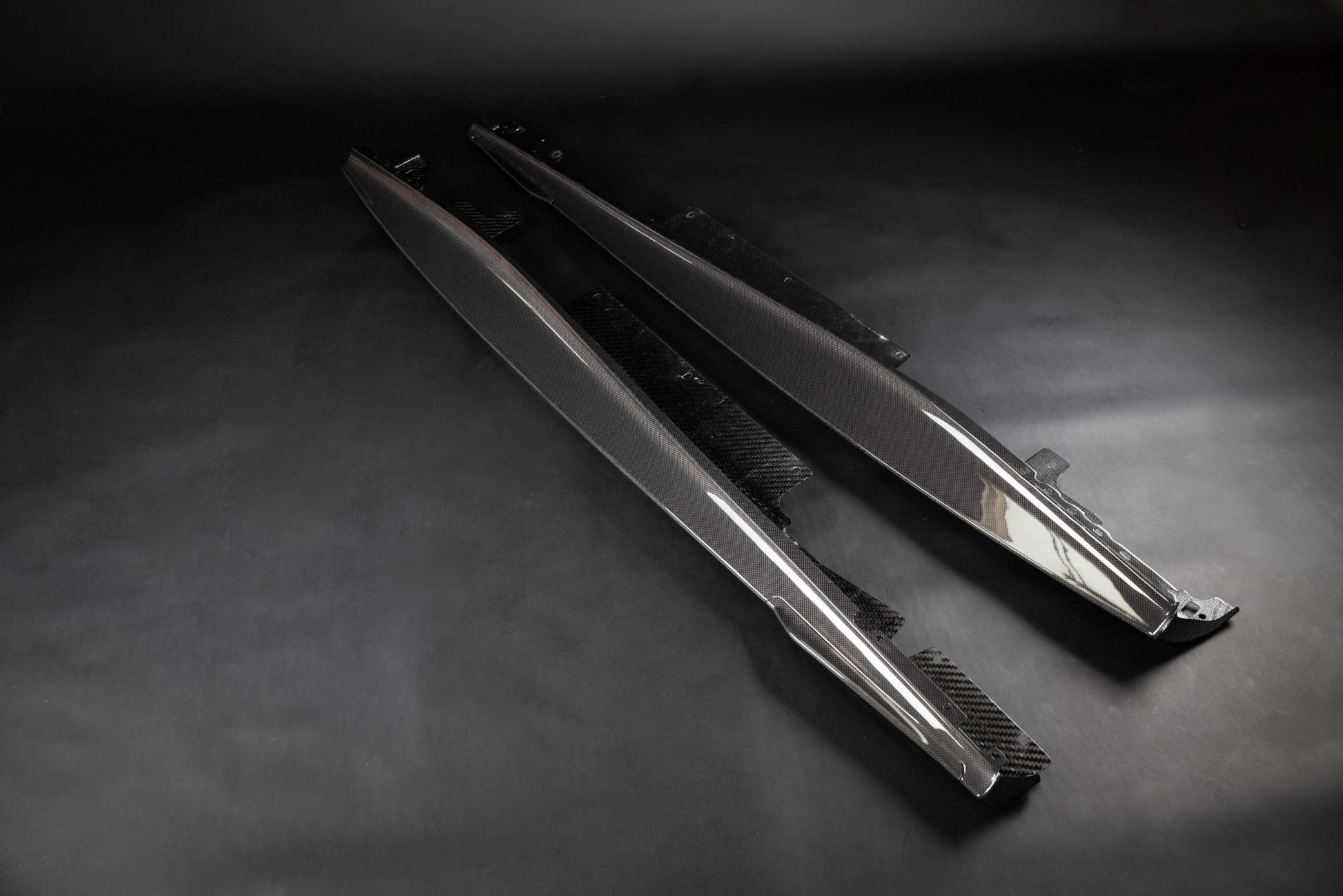 Ferrari Roma - Carbon Fiber Side Skirts (with Small Fin) image 7