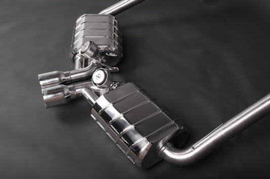 Porsche 981/982 Boxster/Cayman/GT4/718 - Valved Exhaust with Stainless Tips (CES3) image 3