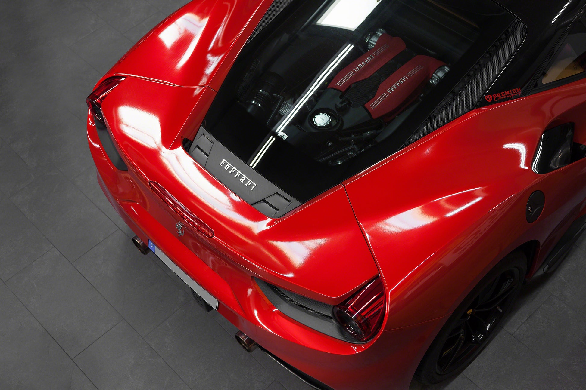 Ferrari 488 GTB - Carbon Rear Air Guide image 4
