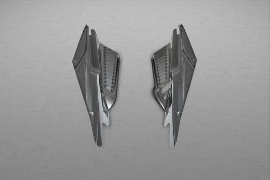Ferrari 458 Italia/Speciale Carbon Side Engine Compartment Covers (Matte) image 0