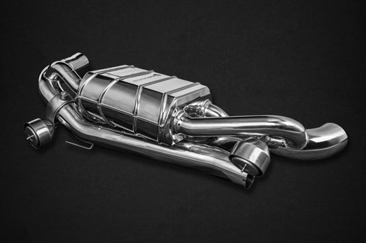 Porsche 992 - Valved Exhaust with Cat Spare Pipes (OEM Valve Actuators) image 0