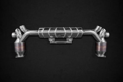 Porsche 991.1/2 Turbo/S - Valved Exhaust and 200 Cell Sports Cats (CES3) image 1