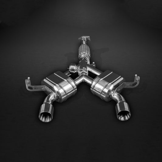 Alfa Romeo 4C - ECE Valved Exhaust with Carbon Diffuser (CES3) image 0