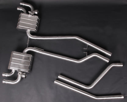 Porsche 958 Cayenne Turbo/S (10-14) - Valved Exhaust with Mid-Pipes (CES3) image 0